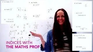 The Maths Prof: Indices/Exponents NEW EXAM QUESTIONS! (Part 2)