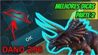 Melhores DICAS de ARK MOBILE Parte 2 | Lv8 ao Lv17 | Domando TRIKE e Missão do DILO