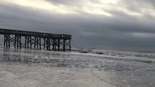 Sunrise over the ocean