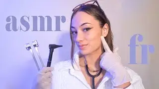 ASMR Français 👂 Examen médical des oreilles à la Clinique Sommeil ⚕️ lotion, cotton tige, etc. 3DiO