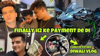 Finally h2 ke payment de di 😍|| Dream comes True ❤️‍🔥 || diwali pe 5 lakh ke patake le lia 👀