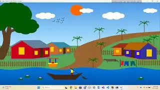 My Pookie Village 🏡 | Interactive OpenGL Graphics Project in C++ | Computer Graphics Demo