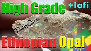 Cutting HIGH GRADE Ethiopian Opal, the right way.