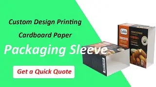 Custom Packaging Sleeves - Print Cardboard Sleeve Boxes