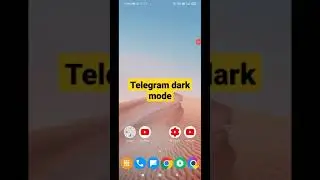 Telegram dark mode || how to do dark mode on telegram