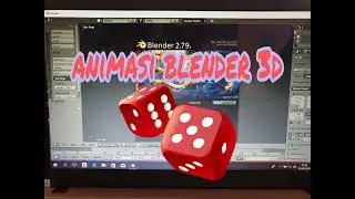 Animasi 3D Blender Dadu