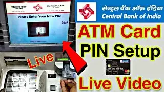 Central bank atm pin generate || Central bank atm pin kaise banaye ||सेंट्रल बँक ATM पिन कसे बनवायचे