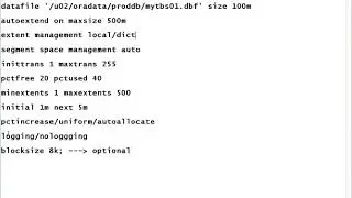 how to create tablespace with examples