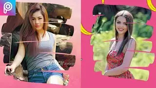 Shape Mask Effect ll picsart tutorial ll picsart editing