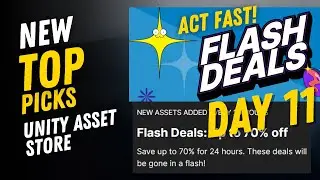 Unity Asset Store Flash Sale Day 11 | 70% Off Deals