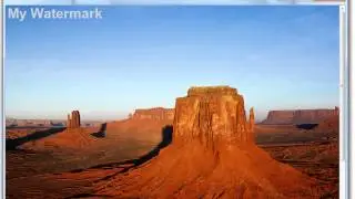 One simple image watermark - watermark an image - text watermark