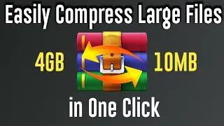 #1 HOW TO HIGHLY COMPRESS LARGE FILES TO SMALL SIZE USING WINRAR (HINDI) |SHRINK FILES GB TO MB 2022