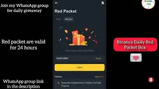 12 Red packet Binance code Claim now and get reward 26 April 2024