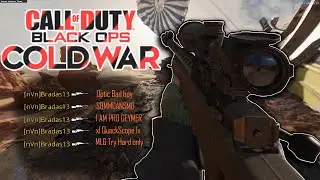 CRAZY PC SNIPING on BLACK OPS COLD WAR (Beta)