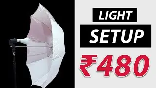 Simpex Best Budget Umbrella Light ⚡ stand Unboxing | YouTube lighting SETUP Hindi