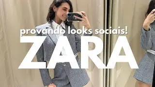 ESPECIAL DE ROUPAS SOCIAIS | PROVADOR DE NOVIDADES! ZARA TRY ON | Looks Nova Coleção 2024 | Bangkok