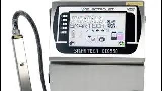 Smartech Ci8550- Yağ tenekesi üzerine inkjet kodlama
