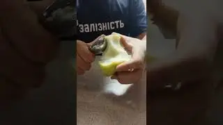 Ukrainian MAN Eats AN Apple