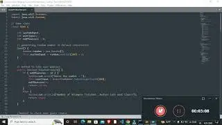 NUMBER GUESSING GAME(TASK 2 )LEVEL 1 OASIS INFOBYTE