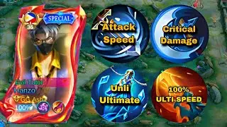 WTF DAMAGE!!😱 HANZO FULL CRITICAL BUILD 2025!! (Auto One Hit Delete)