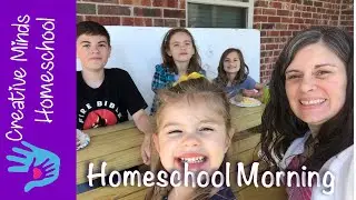 DITL Checkout our homeschool morning 6th, 4th, 4th, and Preschool
