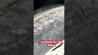 Door Dash is hard on Tires #doordash #tires