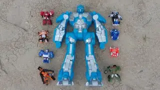 wow!!😲 ada kepala Robot Raksasa yang di kelilingi oleh Tobot-tobot Guys