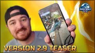 *EXCLUSIVE* JURASSIC WORLD ALIVE VER. 2.9 TEASER!!