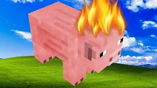 Burning inside my Minecraft pig! (for the 2nd time)