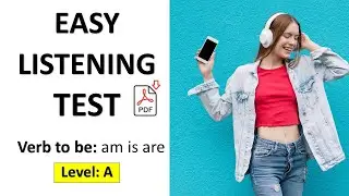 Listen and Answer + pdf - A1 Level Listening Exercise - Easy English Lesson