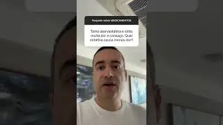 #atorvastatina #dor #sinvastatina #cansaço