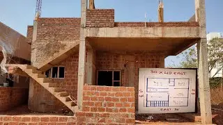 30 x 40 East Face 1000 Square feet House 🏡 Plan with Walkthrough