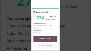 Planes de Alojamiento 🖥️ en Odoo #odoo #erp #hosting #server #servidor #license #pricing #odooerp