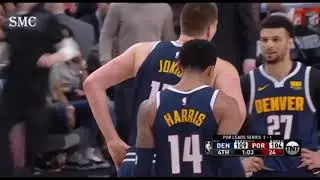 NIKOLA JOKIC INJURY Nuggets vs Blazers GAME 4