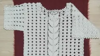 38 - 40 BEDEN BAHARLIK / YAZLIK BLUZ 1.BÖLÜM #orgu #örgü #tigisi #kesfet #diy #handmade #orgumodel