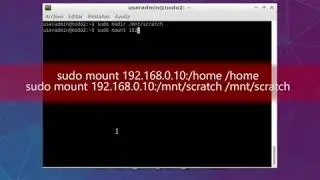Instalación de NFS en un clúster  Linux (Lubuntu)