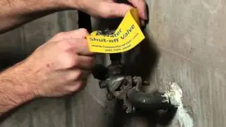 Water Shut Off Valve:  How to locate, tag and test it