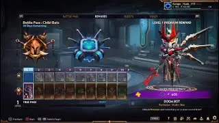 Smite Chibi Bots Battle Pass Overview