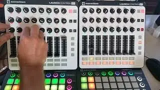 Live Improvisation #5 Melodic/progressive ACID Techno - Launchcontrol XL Mk2 +Launchpad Mk2+ Ableton