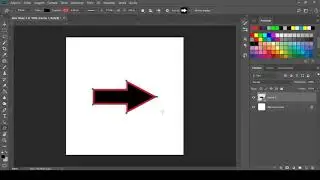 Como fazer seta no photoshop, Sem contorno, Com contorno e Tracejada | Para iniciantes