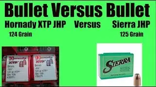 Sierra 125 JHP versus Hornady XTP 124 JHP