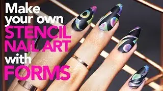 Make Your Own Stencils for Nail Art Using Nail Forms