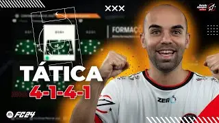 A NOVA TÁTICA META DA 4-1-4-1 NO FC 24!