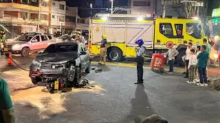 QUEDO DEBAJO DEL CARRO VIDEO COMPLETO! Accidente lamentable