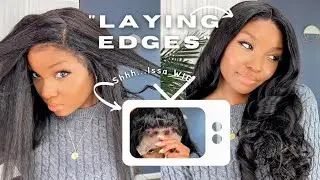 🤔Does the Kinky Edge Lace Frontal *Actually* Work? Unice Review 🤔