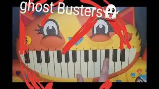 Ghost Busters Theme Song Cat Piano Version