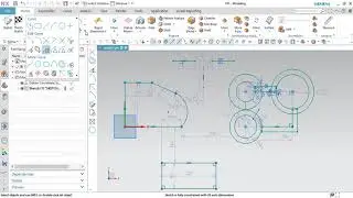 NX 2019 | Sketch Komutları - Mirror Curve