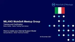 MuleSoft Meetup Milano #6 - Training & Certification and Internal Support Models