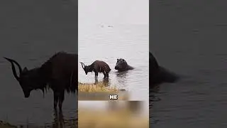 АНТИЛОПА ПРОТИВ ТОЛПЫ 🐃🦛🐊  