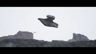 Mandalorian Razor landing